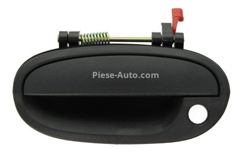  Mâner exterior ușă față stânga (cu gaura pentru incuietoare, negru) , pentru: CHEVROLET MATIZ, SPARK 0.8-1.0LPG 03.05- 1