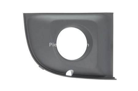 Grilă proiector ceață -  față dreapta (cu gauri pentru lampa de ceață, plastic, negru, TÜV) , pentru: FIAT 500 / 595 / 695, 500C / 595C / 695C; FIAT 500 07.07- 10.07-