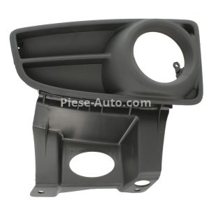 Grilă proiector ceață -  față dreapta (cu gauri pentru lampa de ceață, plastic, negru) , pentru: FIAT PANDA, PUNTO, PUNTO EVO 09.99- 09.03-12.12
