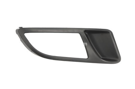 Grilă proiector ceață -  față dreapta (cu gauri pentru lampa de ceață, plastic, negru, TÜV) , pentru: FIAT BRAVO II 11.06-12.14 11.06-