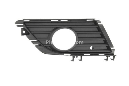 Grilă proiector ceață -  față dreapta (cu gauri pentru lampa de ceață, plastic, negru, TÜV) , pentru: OPEL COMBO TOUR, COMBO/MINIVAN, CORSA C 09.00- 10.03-03.06