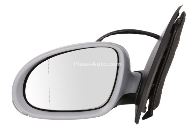 Oglinda laterala stânga reglaj electric, asferirică, încălzită, crom, captuseala, pliabil electric) , pentru: VW GOLF V -02.09