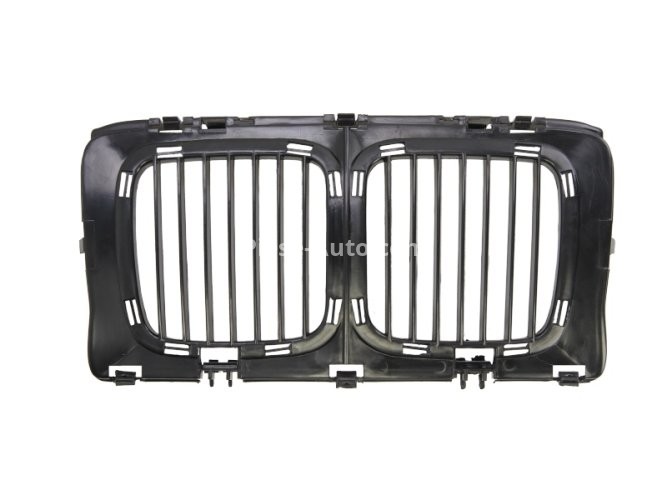 Grilă radiator mijloc (interior, negru) , pentru: BMW 5 (E34) 1.8-4.0 06.87-07.96 12.87-12.93