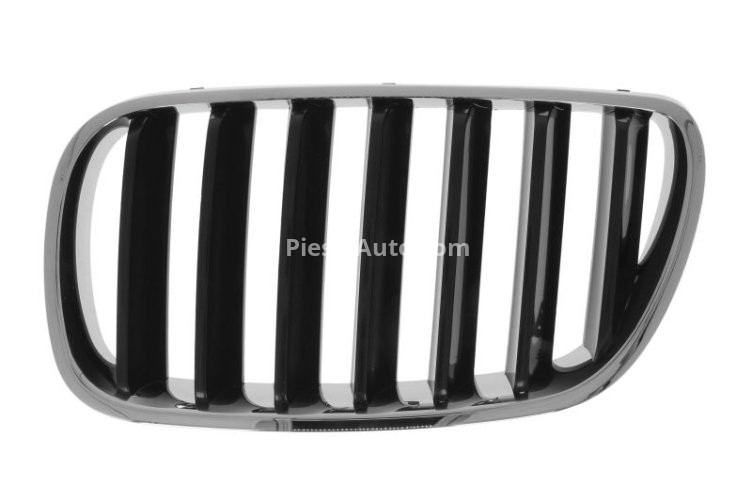 Grilă radiator stânga (crom/negru) , pentru: BMW X3 (E83) 2.0-3.0D 09.04-12.11 -08.10