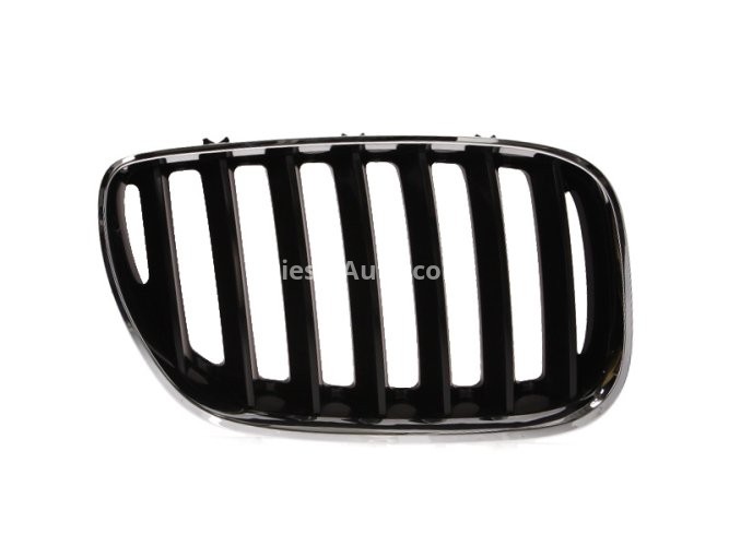 Grilă radiator dreapta (crom/negru) , pentru: BMW X5 (E53) 3.0-4.8 01.00-10.06 -12.06