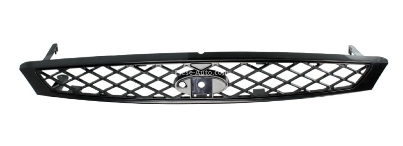Grilă radiator (negru) , pentru: FORD FOCUS I; FORD USA FOCUS ZX3, FOCUS ZX5 1.4-2.0 08.98-03.05 -11.04