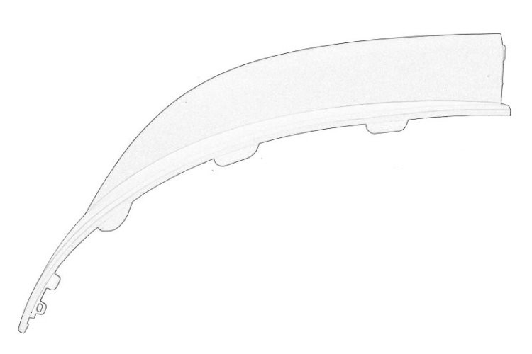 Spoiler bara faţă dreapta (negru) , pentru: OPEL ASTRA J, ASTRA J GTC 12.09-09.12