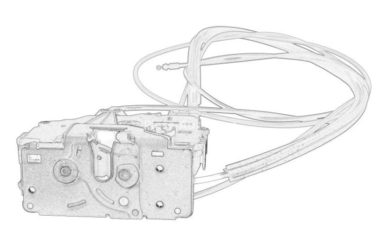 Încuietoare ,închizatoare,broască, usa spate dreapta pentru (middle; with bowden cable) , pentru: CITROEN JUMPER; FIAT DUCATO; PEUGEOT BOXER 04.06-