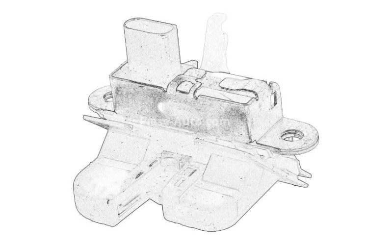 Încuietoare haion (Versiunea 3D) , pentru: SEAT IBIZA IV, IBIZA IV SC, IBIZA IV ST 03.08-06.17 Piesa originala (OEM) VAG