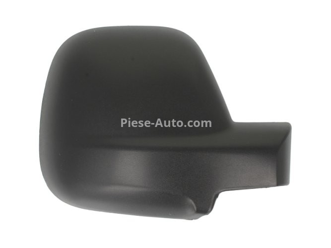 Carcasă / capacul oglinzii laterale dreapta (negru) , pentru: CITROEN BERLINGO, BERLINGO MULTISPACE, BERLINGO/MINIVAN; PEUGEOT PARTNER TEPEE, PARTNER/MINIVAN 07.05-