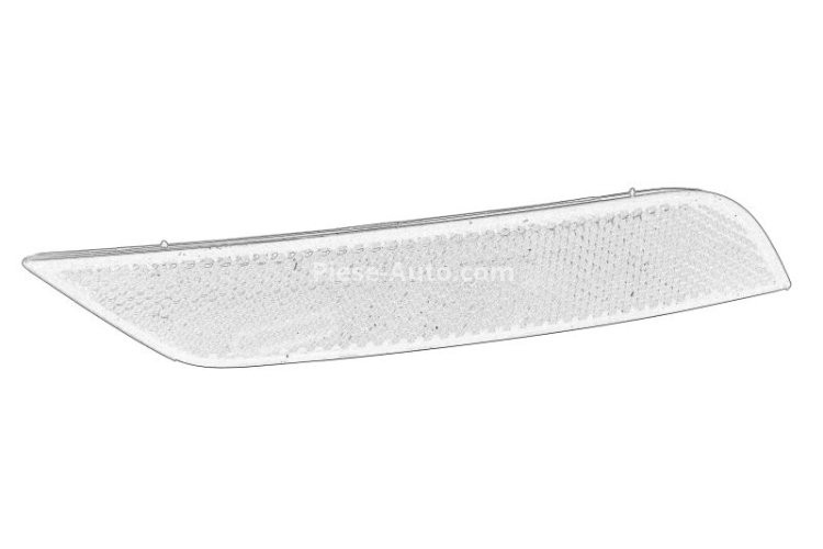 Catadioptru / lumină reflectorizantă spate dreapta in bumper pentru: PEUGEOT 508 I 11.10-12.18