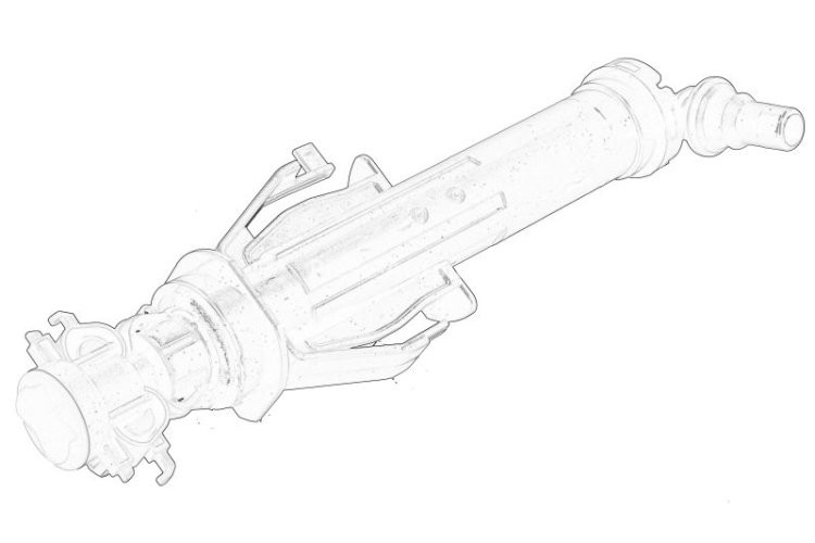 Diuza de spălare a farului stânga (with nozzle lifting cylinder) , pentru: VW GOLF VII 1.0-Electric 08.12-03.21
