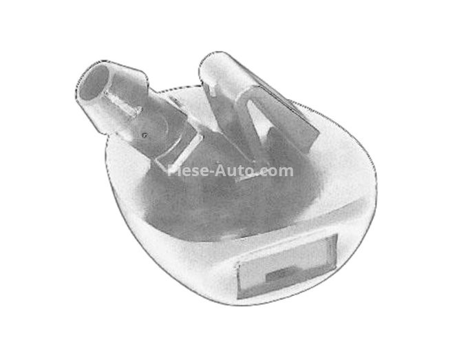 Diuză de spălare a parbrizului față (model nou; pulverizare) , pentru: PEUGEOT 206 09.98-12.12