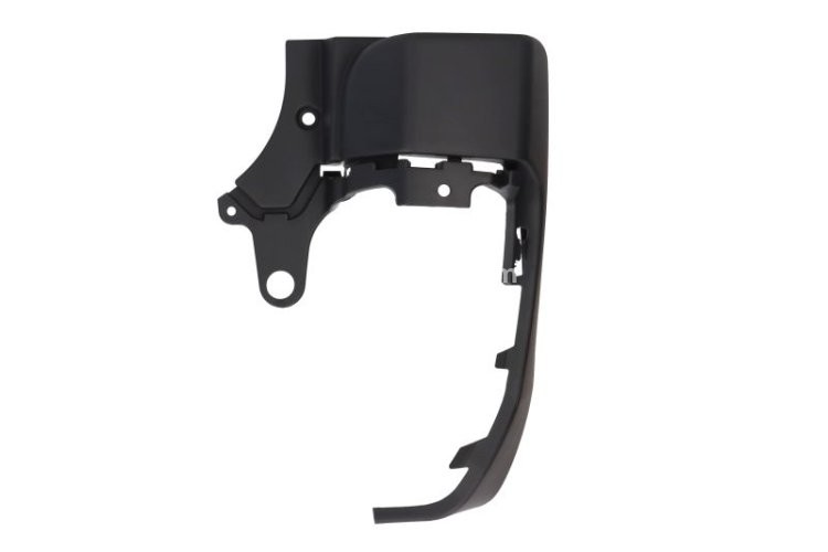 Flaps / colțar bară de protecție spate dreapta (model with rear door; short model, black, TÜV) , pentru: CITROEN BERLINGO III; OPEL COMBO E; PEUGEOT RIFTER 03.18-