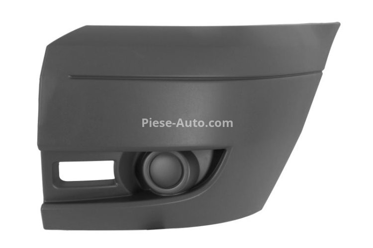 Flaps / colțar bară de protecție față stânga (gri deschis, TÜV) , pentru: FORD TRANSIT, TRANSIT TOURNEO -08.13