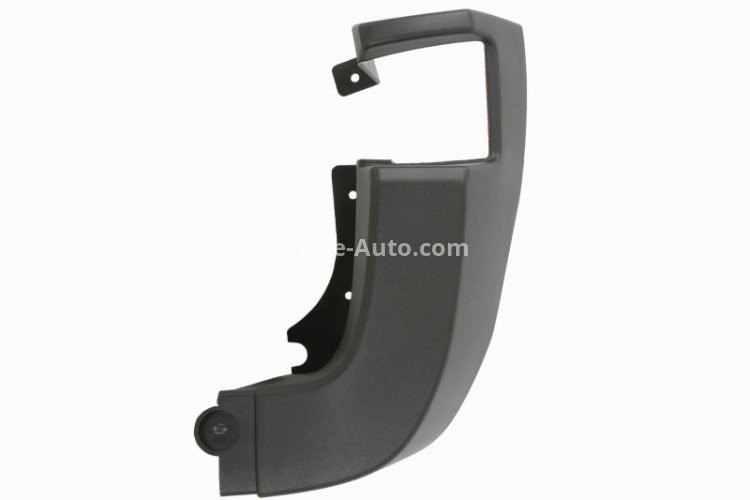 Flaps / colțar bară de protecție spate dreapta (cu gaură senzor de parcare, black) , pentru: FORD TRANSIT VI FL 09.18-