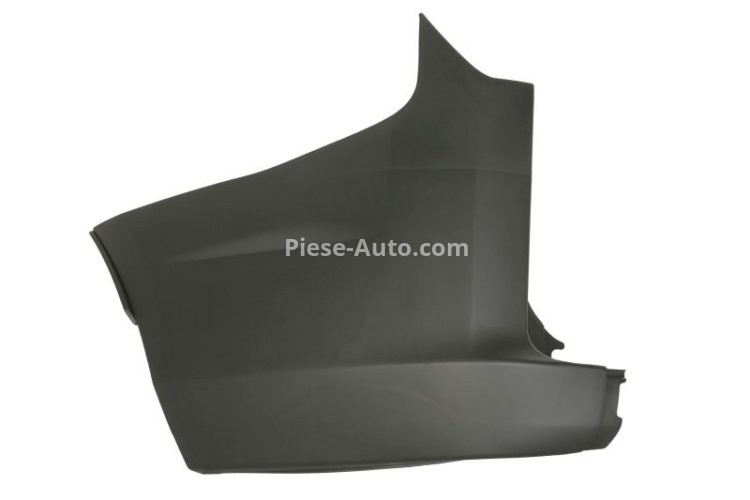 Flaps / colțar bară de protecție spate stânga (versiune cu clapeta spate, negru, TÜV) , pentru: FORD TOURNEO CUSTOM V362, TRANSIT CONNECT, TRANSIT CONNECT V408/MINIVAN, TRANSIT COURIER B460 07.17-