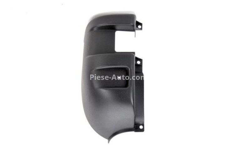 Flaps / colțar bară de protecție spate stânga (negru, TÜV) , pentru: IVECO DAILY III, DAILY IV -08.11