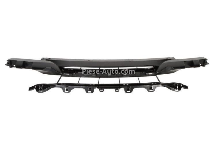 Grilă ventilație,bară protecție față (mijloc, inchis, negru) , pentru: BMW 3 (F30, F80), 3 (F31) 11.11-06.19 10.11-