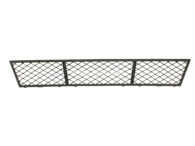 Grilă ventilație,bară protecție față (mijloc, pentru auto fără sistem de control al vitezei, negru) , pentru: BMW 5 (F10), 5 (F11) 06.09-02.17 12.09-07.13