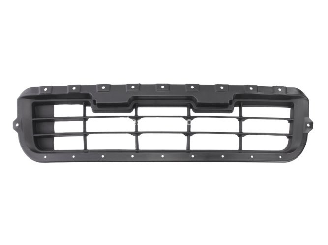 Grilă ventilație,bară protecție față (mijloc, cu aer conditionat, plastic, negru) , pentru: FIAT PANDA 09.03- 09.03-12.12