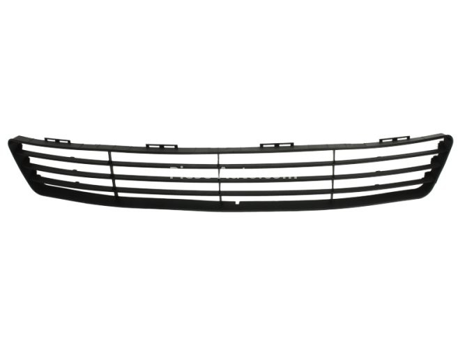 Grilă ventilație,bară protecție față (mijloc, negru) , pentru: FORD FIESTA V 11.01-12.10