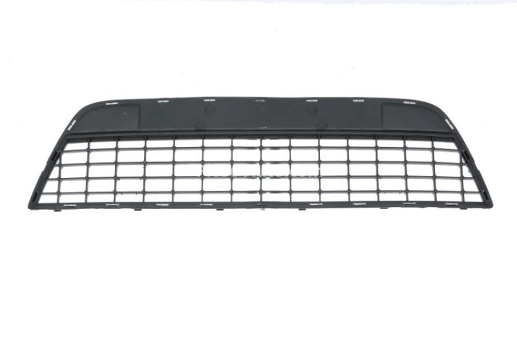 Grilă ventilație,bară protecție față (mijloc, cu gauri de lama, negru) , pentru: FORD MONDEO IV 03.07-01.15 03.07-09.10