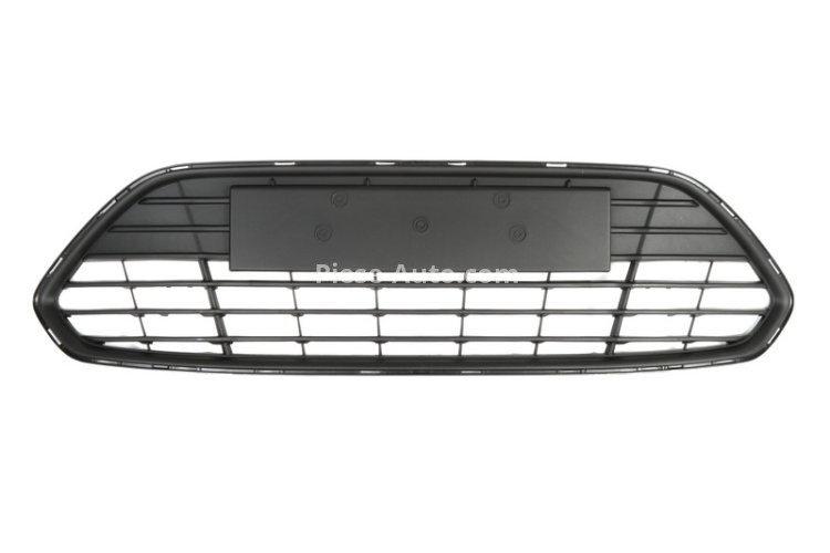 Grilă ventilație,bară protecție față (mijloc, negru) , pentru: FORD MONDEO IV 03.07-01.15 07.10-12.13