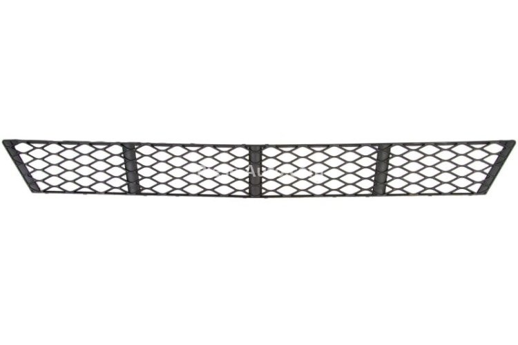 Grilă ventilație,bară protecție față (mijloc, negru) , pentru: MERCEDES E T-MODEL (S211), E (W211) 03.02-07.09