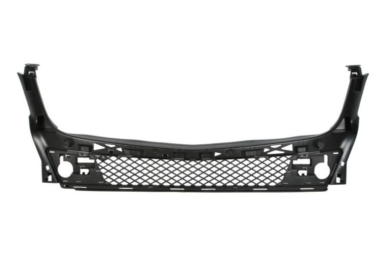 Grilă ventilație,bară protecție față (mijloc/Superior, negru) , pentru: MERCEDES M (W166) 06.11-12.15 06.11-09.15