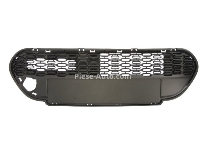 Grilă ventilație,bară protecție față (mijloc, plastic, negru, CZ) , pentru: PEUGEOT 107 06.05-05.14 03.12-