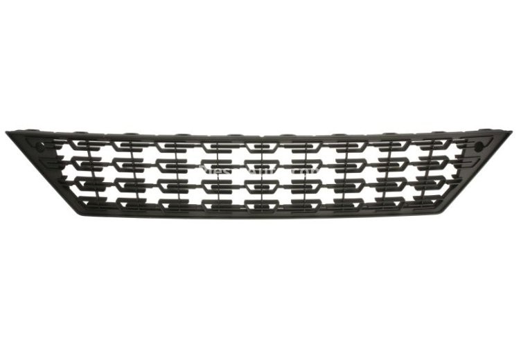 Grilă ventilație,bară protecție față (mijloc, negru) , pentru: SEAT LEON, LEON SC, LEON ST 09.12- 01.17-