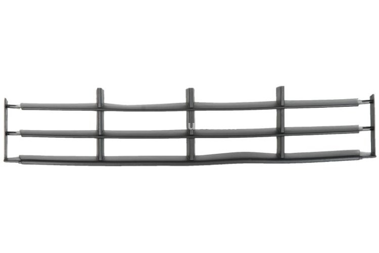 Grilă ventilație,bară protecție față (mijloc, negru) , pentru: SKODA FABIA II, ROOMSTER, ROOMSTER PRAKTIK 09.06-05.15 03.10-12.14