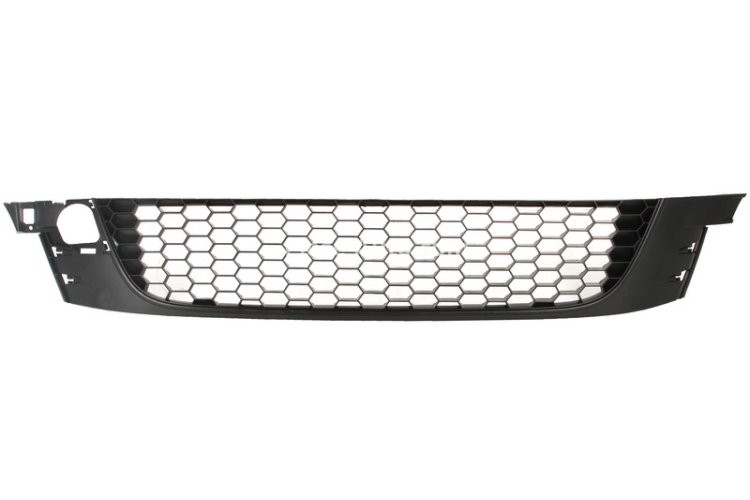Grilă ventilație,bară protecție față (mijloc, negru) , pentru: VW SCIROCCO III 05.08-11.17 05.08-