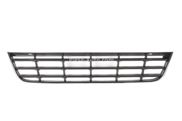 Grilă ventilație,bară protecție față (mijloc, negru) , pentru: VW PASSAT B6 03.05-10.11 03.05-07.10
