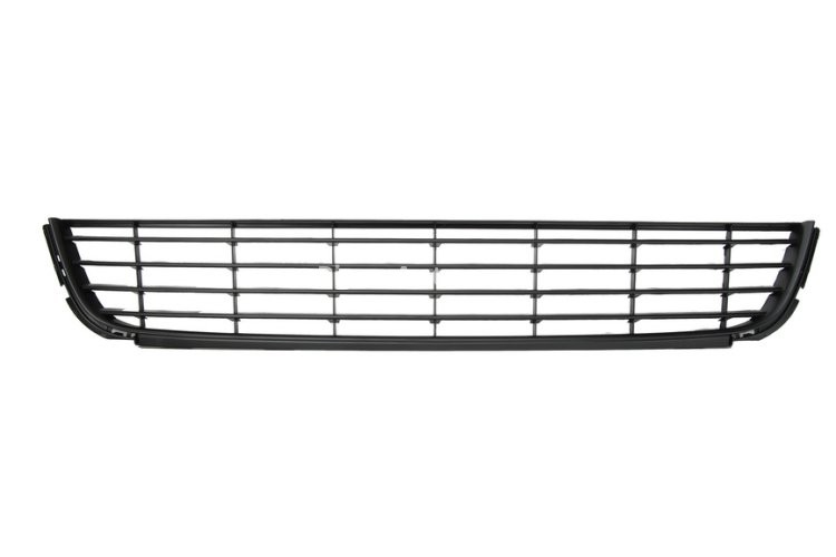 Grilă ventilație,bară protecție față (mijloc, negru) , pentru: VW GOLF VI 10.08-05.16 11.08-09.12