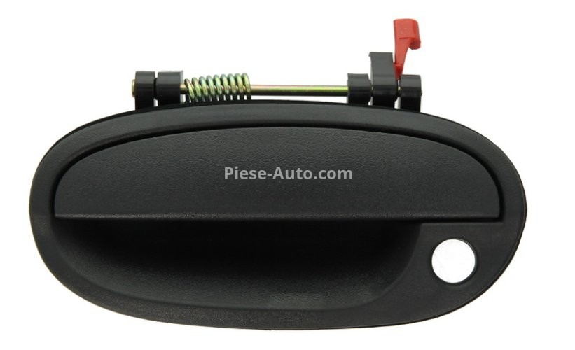  Mâner exterior ușă față stânga (cu gaura pentru incuietoare, negru) , pentru: CHEVROLET MATIZ, SPARK 0.8-1.0LPG 03.05-