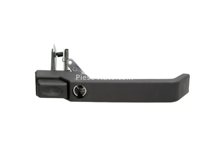  Mâner exterior ușă față dreapta (cu gaura pentru incuietoare, negru) , pentru: LAND ROVER DEFENDER 2.2D-3.9 08.90-02.16