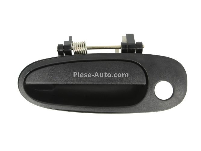  Mâner exterior ușă față stânga (cu gaura pentru incuietoare, negru) , pentru: TOYOTA COROLLA, RAV 4 I 1.3-2.0D 05.92-06.00