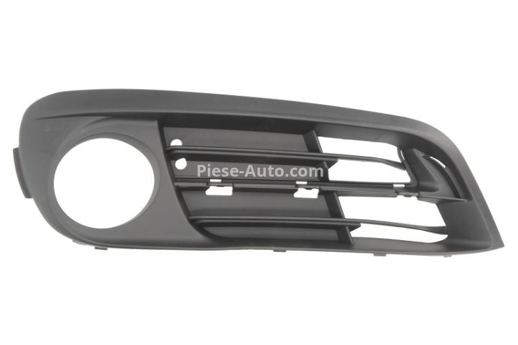 Grilă proiector ceață -  față dreapta (inchis, cu gauri pentru lampa de ceață, negru) , pentru: BMW 5 (F10), 5 (F11) 06.09-02.17 07.13-