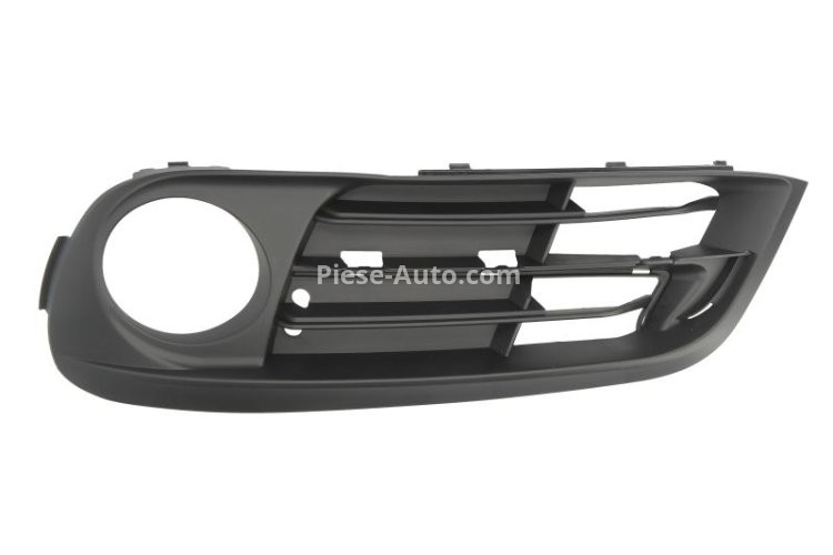 Grilă proiector ceață -  față stânga (inchis, cu gauri pentru lampa de ceață, negru) , pentru: BMW 5 (F10), 5 (F11) 06.09-02.17 07.13-