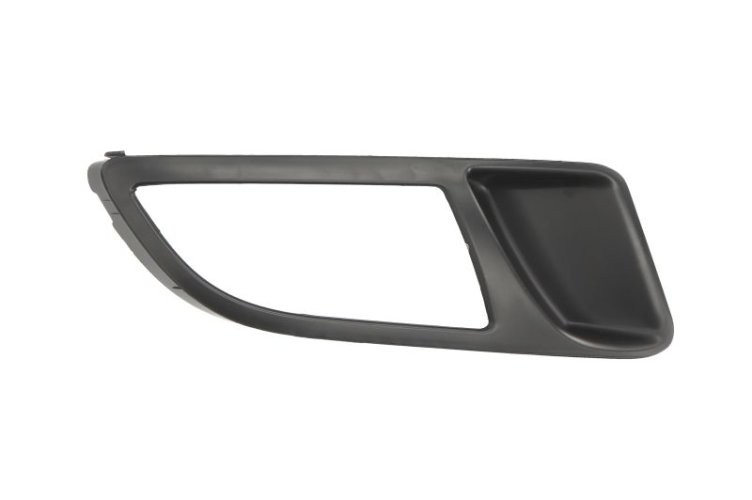 Grilă proiector ceață -  față dreapta (cu gauri pentru lampa de ceață, plastic, negru, TÜV) , pentru: FIAT BRAVO II 11.06-12.14 11.06-