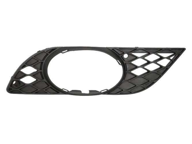 Grilă proiector ceață -  față stânga (cu gauri pentru lampa de ceață, negru) , pentru: MERCEDES E T-MODEL (S211), E (W211) 03.02-07.09