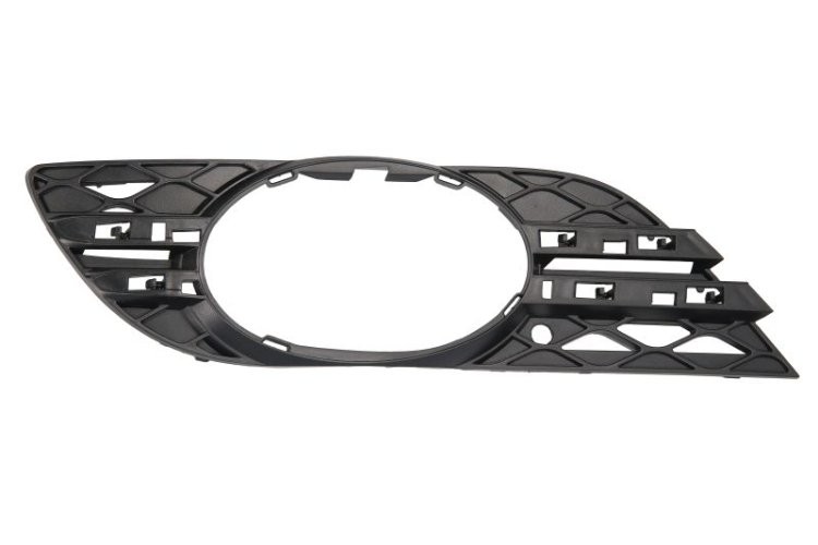 Grilă proiector ceață -  față dreapta (cu gauri pentru crom, cu gauri pentru lampa de ceață) , pentru: MERCEDES E T-MODEL (S211), E (W211) 03.02-07.09 05.07-04.09