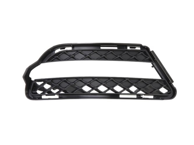 Grilă proiector ceață -  față dreapta (cu gauri pentru lumini de zi, negru) , pentru: MERCEDES S (W221) 10.05-12.13 06.09-05.13