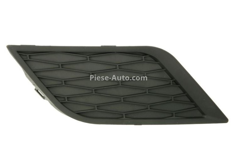 Grilă proiector ceață -  față stânga (plastic, negru) , pentru: SEAT LEON, LEON SC, LEON ST 09.12- 09.12-