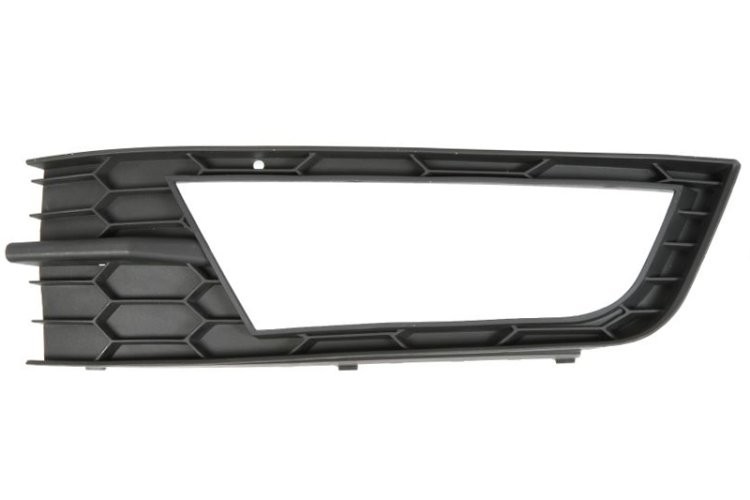 Grilă proiector ceață -  față stânga (cu gauri pentru lampa de ceață, negru) , pentru: SKODA OCTAVIA III 11.12- 11.12-06.16
